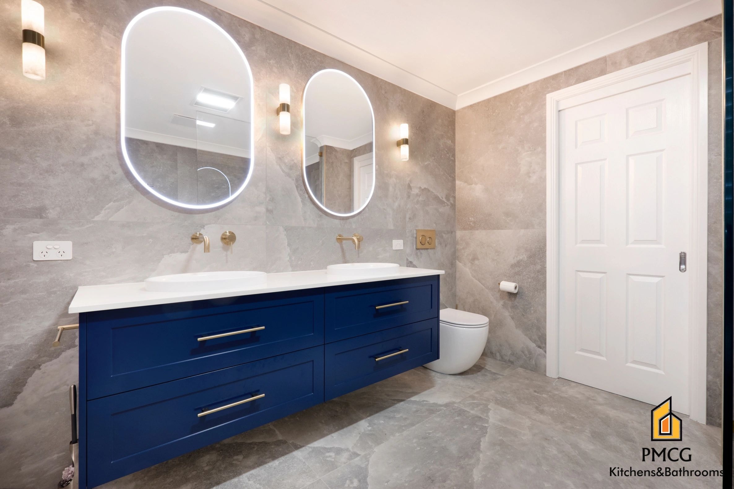 PMCG luxury bathroom renovation Hills District Sydney